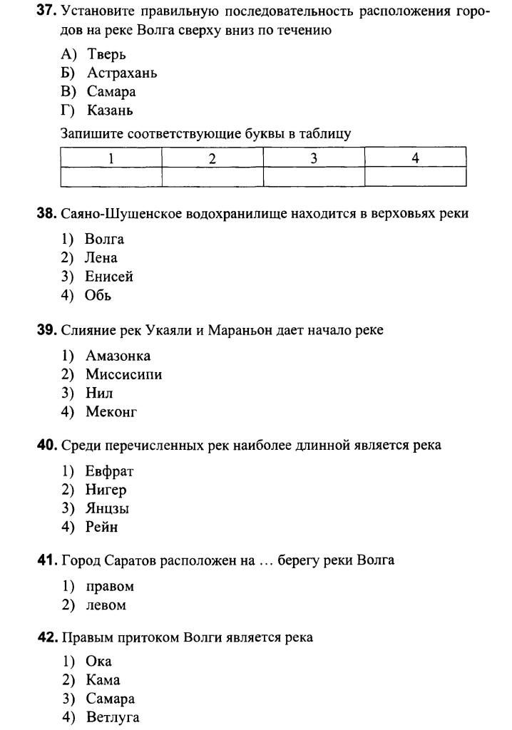 Контрольная работа по теме Гидросфера и правовые нормы